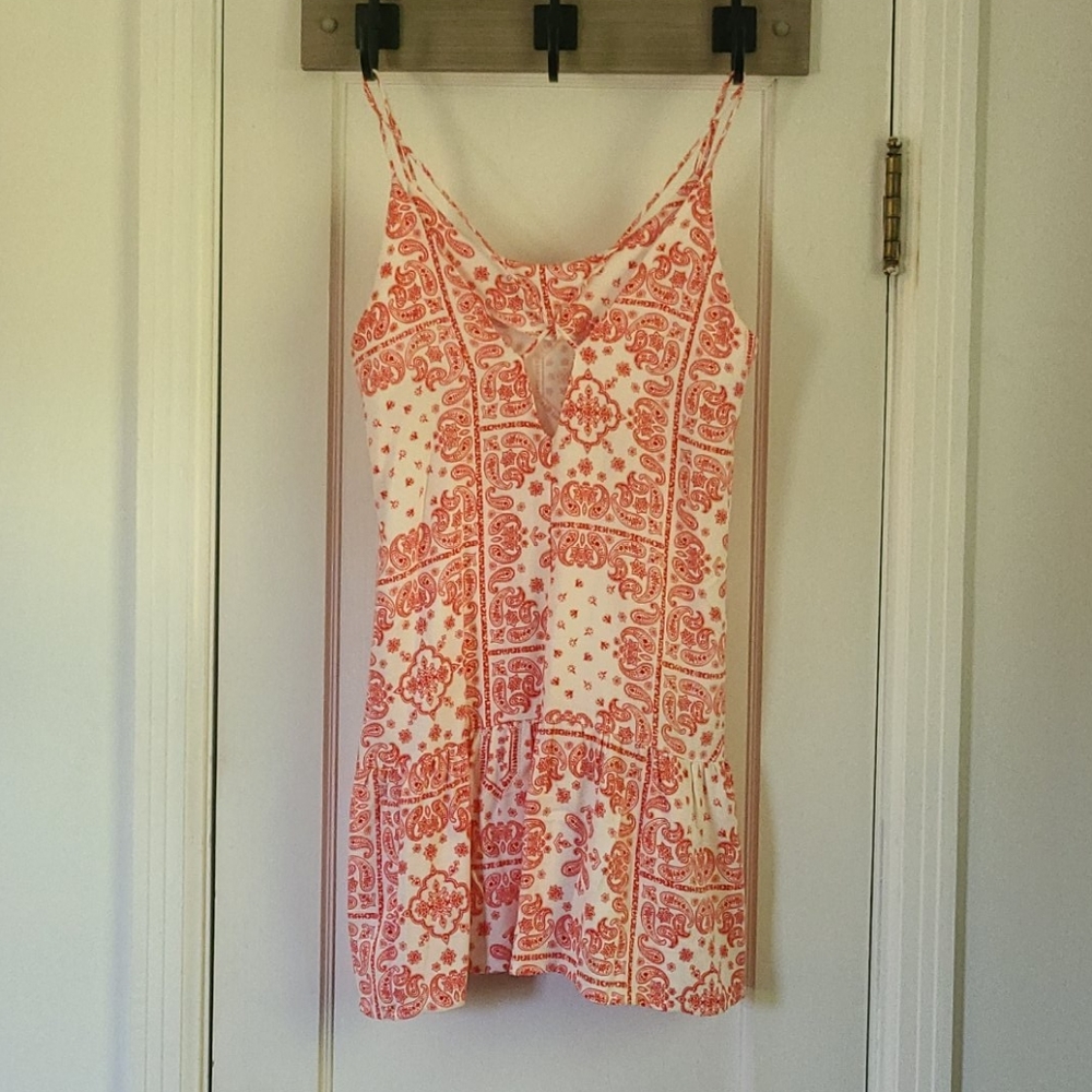 Free people red and white sun dress - Picture 3 of 3